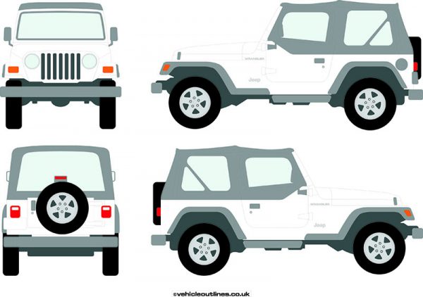 4x4 Jeep Wrangler 1997-2002