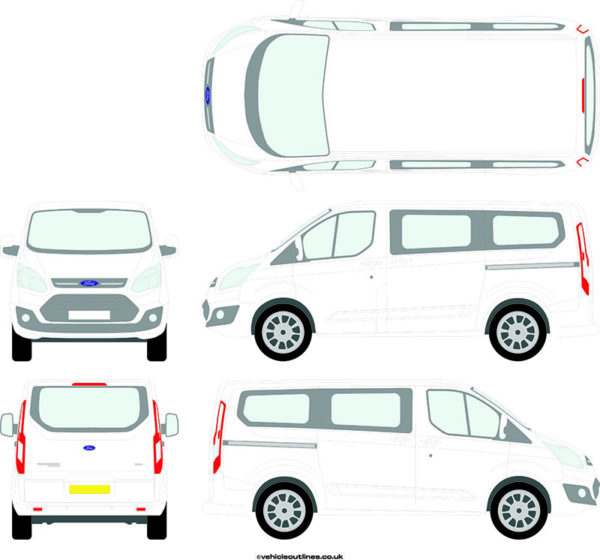 PEOPLE CARRIERS FORD Transit 2012-18